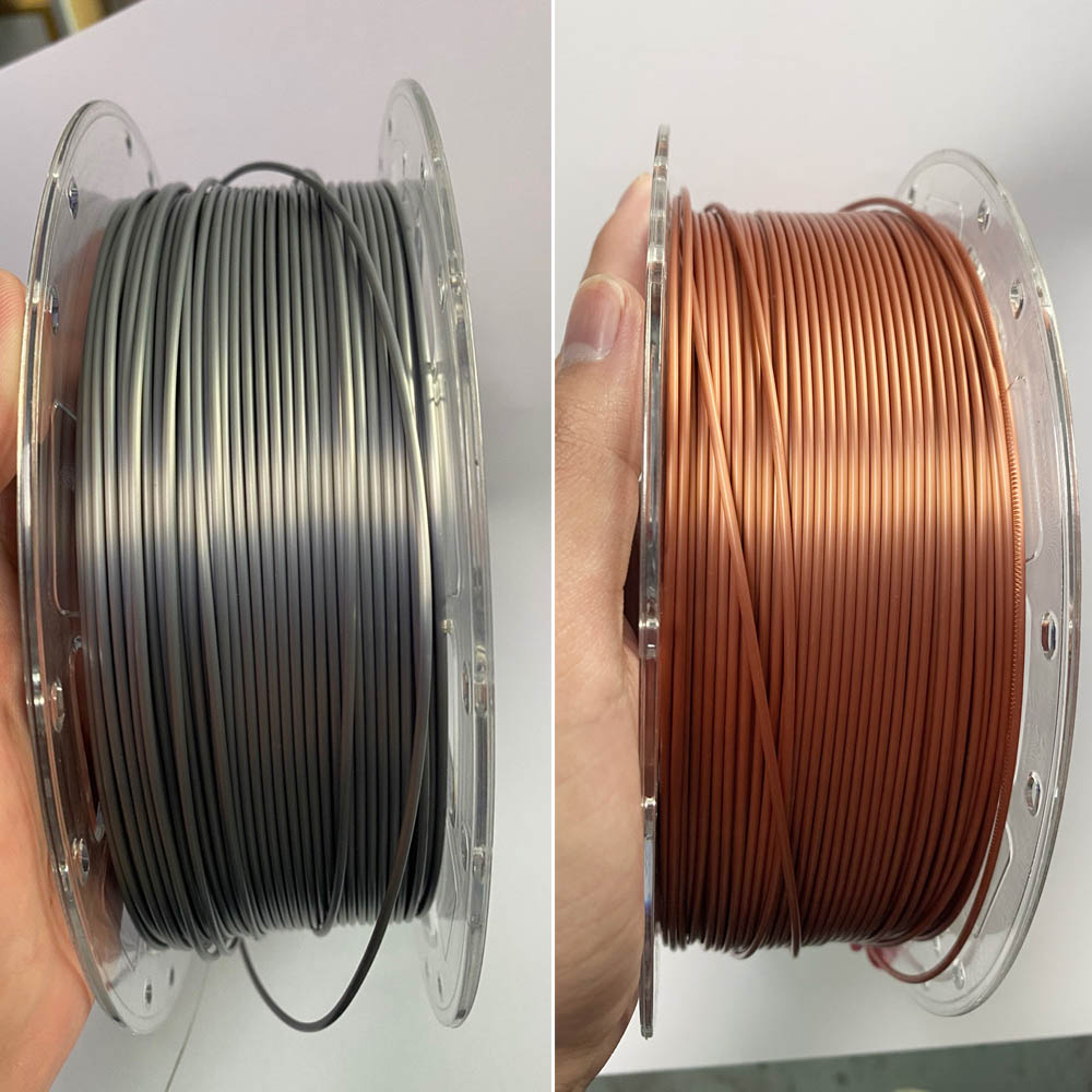 Buy Silk PLA Filament, Silky Shiny Silver, Silk Metal Copper 1.75mm PLA 1KG
